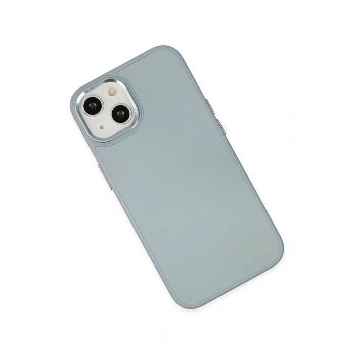 Apple iPhone 14 Plus Kılıf Asya Deri Silikon - Sierra Blue