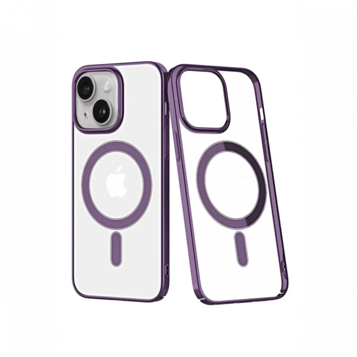 Apple iPhone 14 Plus Kılıf Element Magneticsafe Sert Kapak - Mor