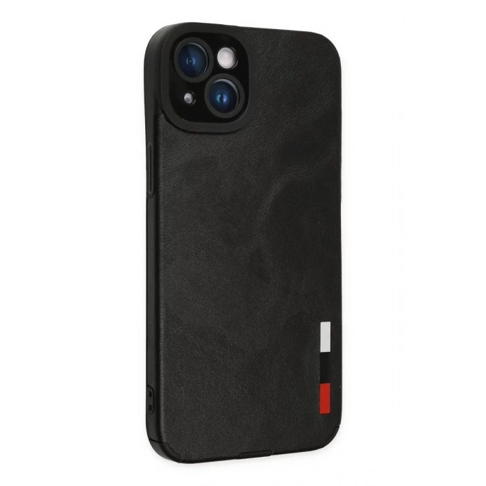 Apple iPhone 14 Plus Kılıf Loop Deri Silikon - Siyah