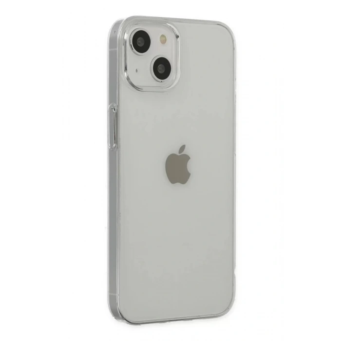 Apple iPhone 14 Plus Kılıf Pc Sert Şeffaf Kapak - Şeffaf