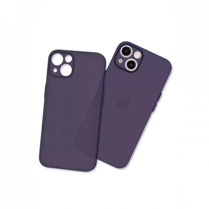 Apple iPhone 14 Plus Kılıf Puma Silikon - Koyu Mor