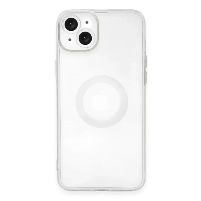 Apple iPhone 14 Plus Kılıf Santa Lens Silikon - Şeffaf