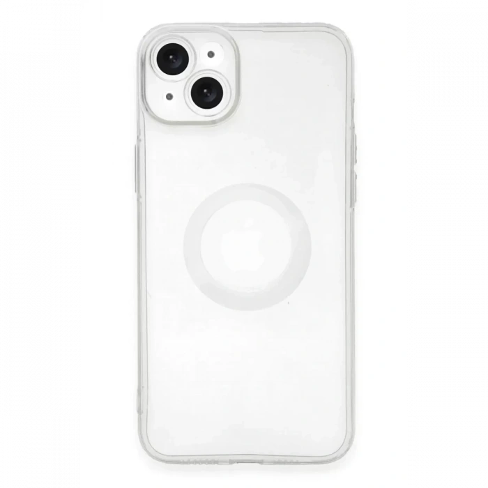 Apple iPhone 14 Plus Kılıf Santa Lens Silikon - Şeffaf