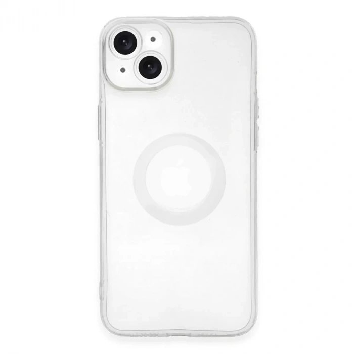 Apple iPhone 14 Plus Kılıf Santa Lens Silikon - Şeffaf