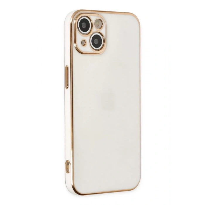 Apple iPhone 14 Plus Kılıf Volet Silikon - Beyaz