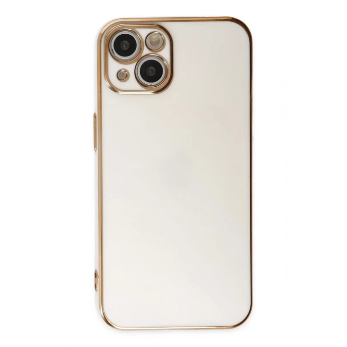 Apple iPhone 14 Plus Kılıf Volet Silikon - Beyaz