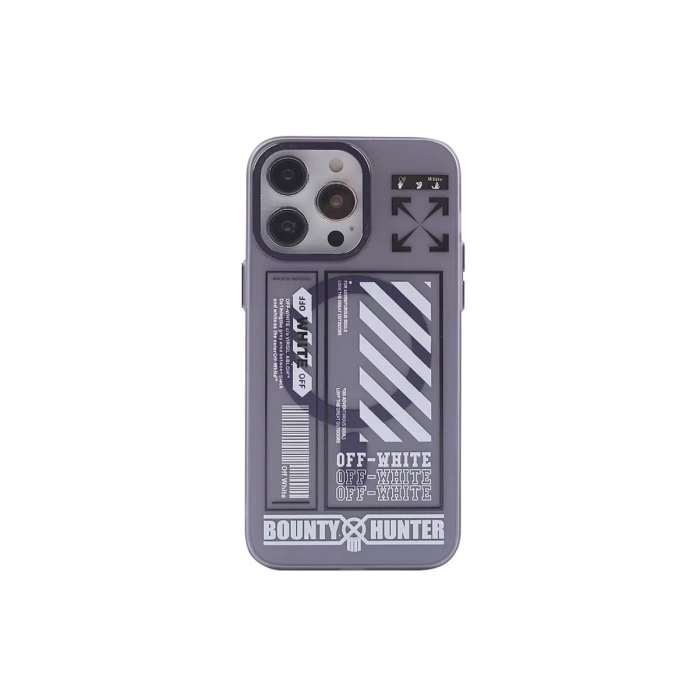 Apple iPhone 14 Pro Kılıf Apollo Magneticsafe Desenli Kapak - Apollo Mor - 1