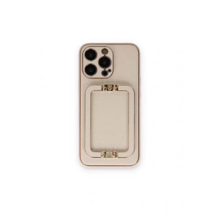Apple iPhone 14 Pro Kılıf Coco Elit Kapak - Gold
