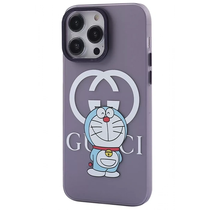 Apple iPhone 14 Pro Kılıf Desenli Kapak - Mor - 3