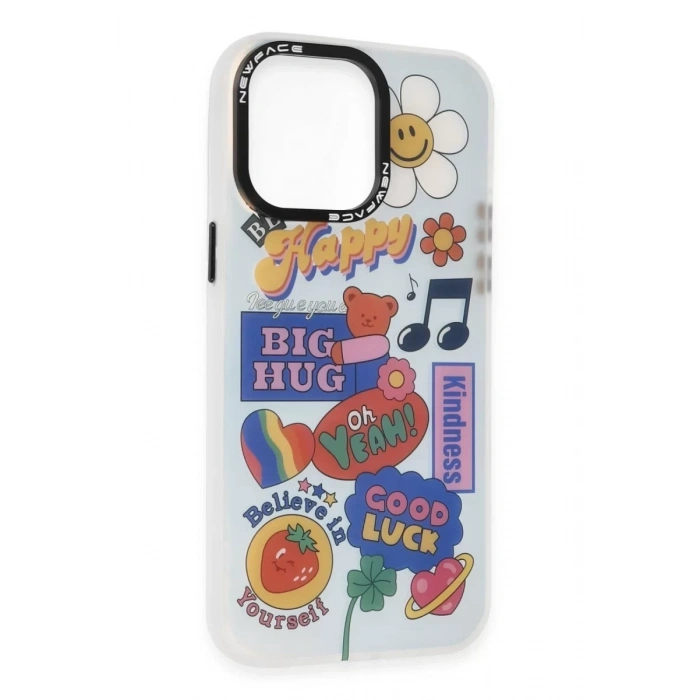 Apple iPhone 14 Pro Kılıf Estoril Desenli Kapak - Estoril - 15