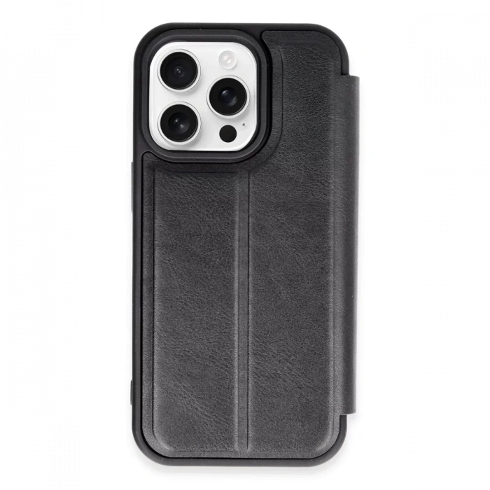 Apple iPhone 14 Pro Kılıf Flip Cover - Siyah