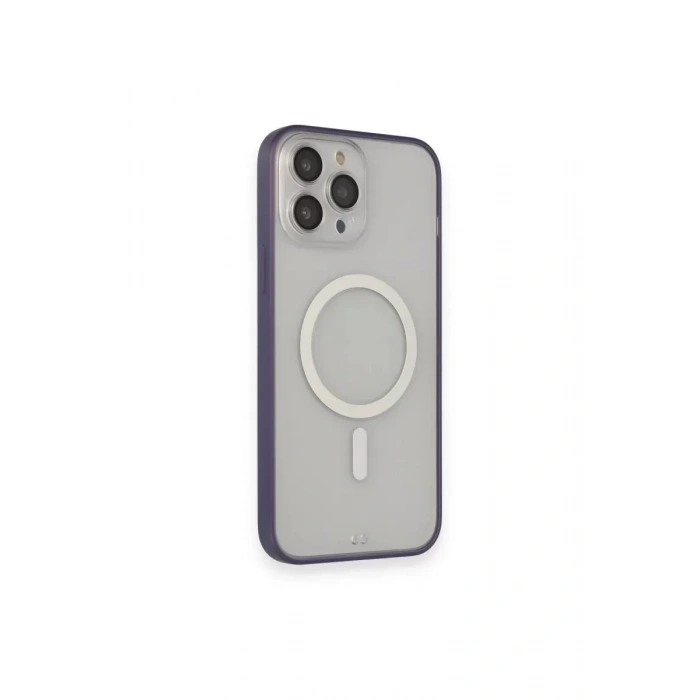 Apple iPhone 14 Pro Kılıf Grand Magneticsafe Kapak - Mor