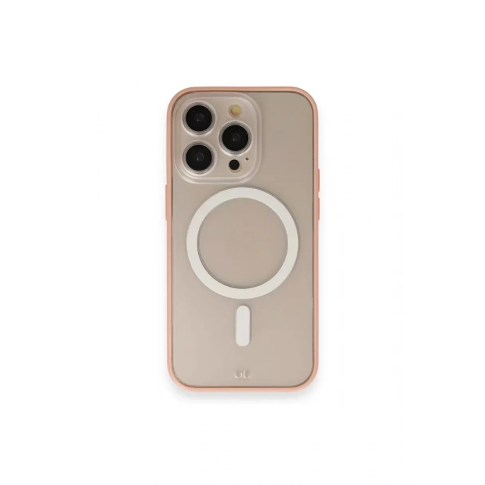 Apple iPhone 14 Pro Kılıf Grand Magneticsafe Kapak - Pembe