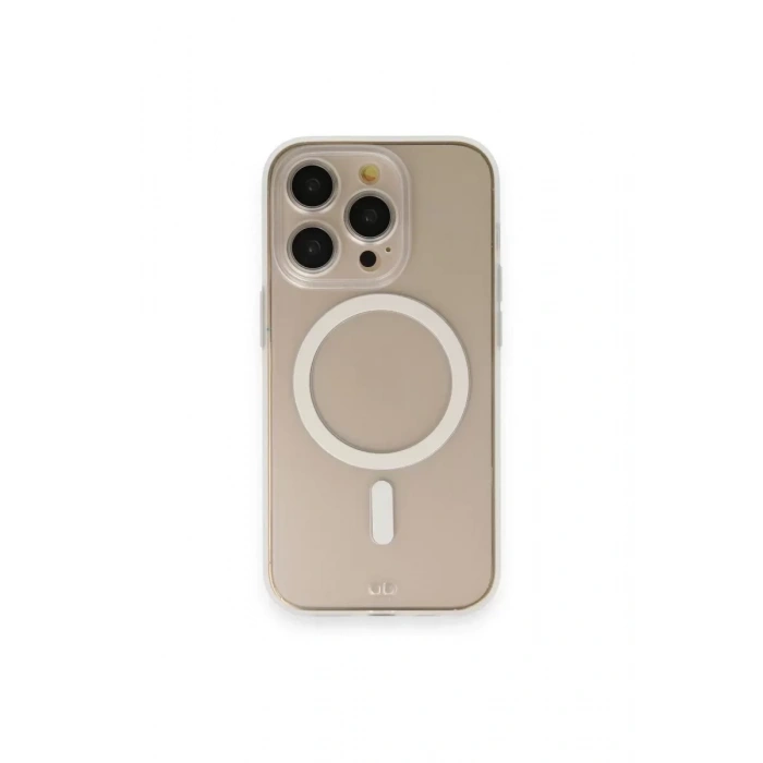 Apple iPhone 14 Pro Kılıf Grand Magneticsafe Kapak - Şeffaf