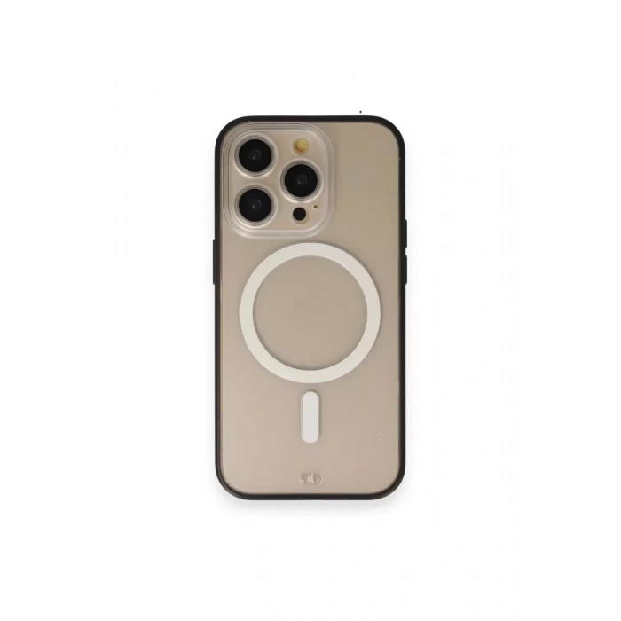 Apple iPhone 14 Pro Kılıf Grand Magneticsafe Kapak - Siyah