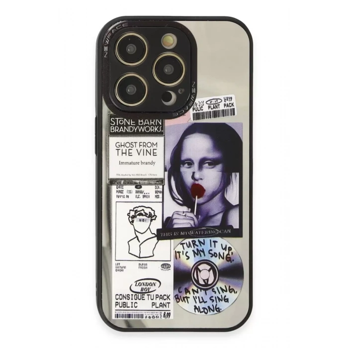Apple iPhone 14 Pro Kılıf Mirror Desenli Kapak - Mirror - 2