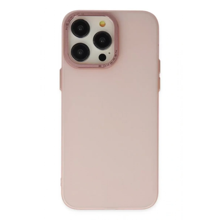 Apple iPhone 14 Pro Kılıf Modos Metal Kapak - Pembe