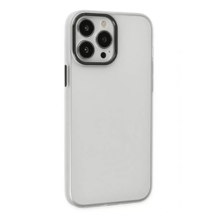 Apple iPhone 14 Pro Kılıf Modos Metal Kapak - Şeffaf