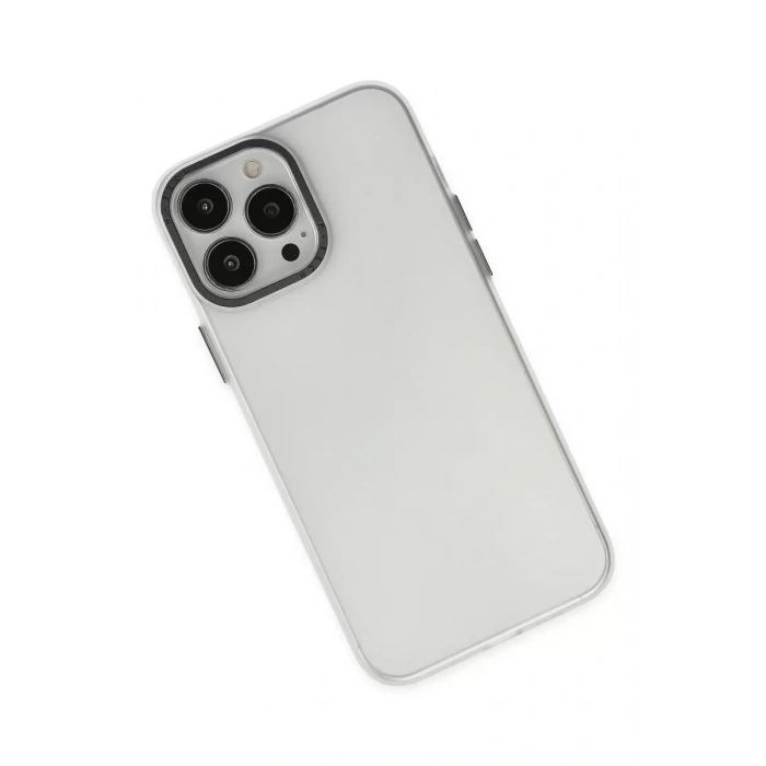 Apple iPhone 14 Pro Kılıf Modos Metal Kapak - Şeffaf