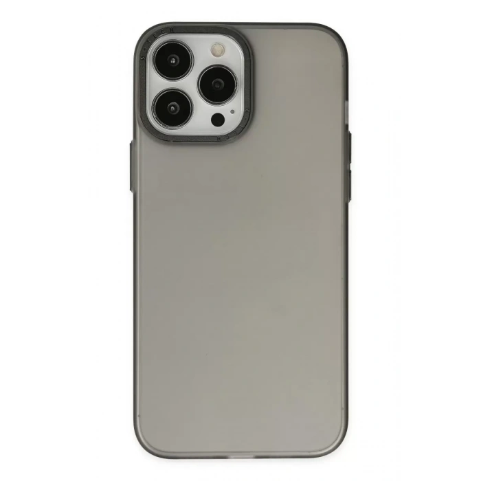 Apple iPhone 14 Pro Kılıf Modos Metal Kapak - Siyah