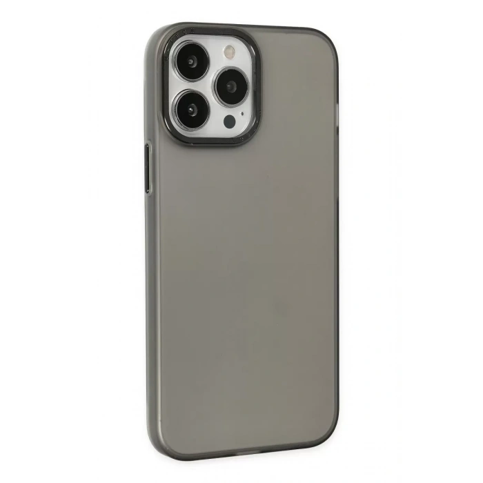 Apple iPhone 14 Pro Kılıf Modos Metal Kapak - Siyah