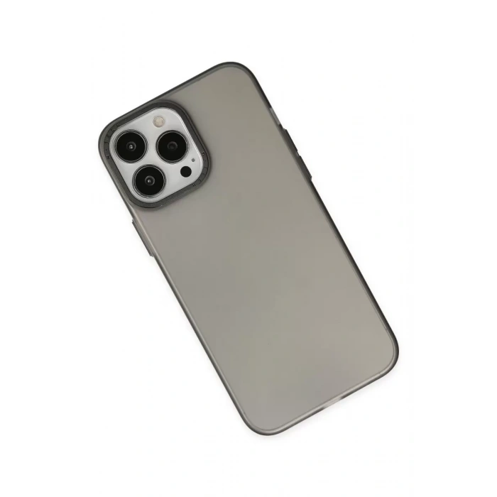 Apple iPhone 14 Pro Kılıf Modos Metal Kapak - Siyah