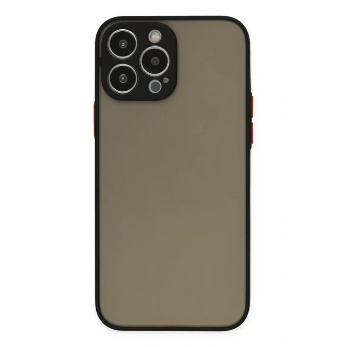 Apple iPhone 14 Pro Kılıf Montreal Silikon Kapak - Siyah