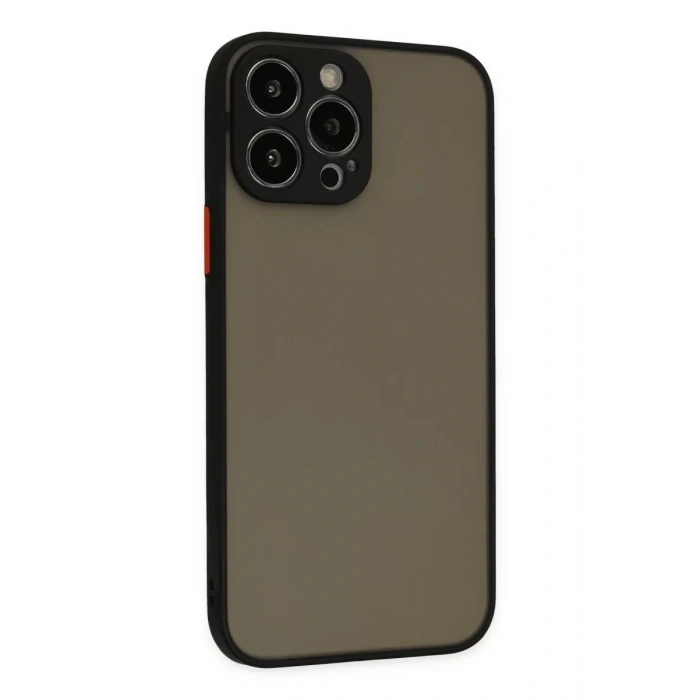 Apple iPhone 14 Pro Kılıf Montreal Silikon Kapak - Siyah