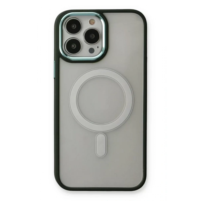 Apple iPhone 14 Pro Kılıf Room Magneticsafe Silikon - Köknar Yeşili