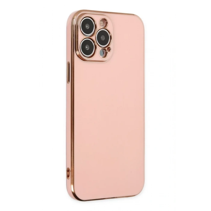 Apple iPhone 14 Pro Kılıf Volet Silikon - Pembe