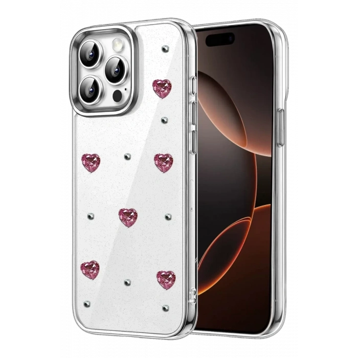 Apple iPhone 14 Pro Max Fiyonk Desenli Kapak - Desen 3