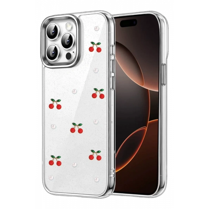 Apple iPhone 14 Pro Max Fiyonk Desenli Kapak - Desen 9