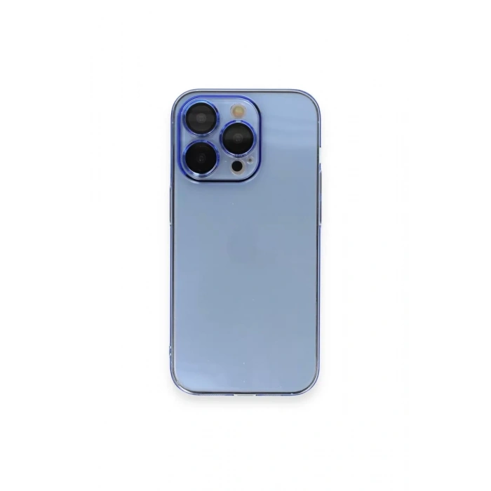 Apple iPhone 14 Pro Max Kılıf Armada Lensli Kapak - Sierra Blue