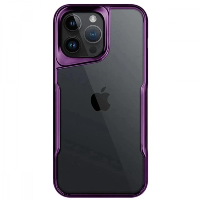 Apple iPhone 14 Pro Max Kılıf Boyi Silikon Kapak - Derin Mor