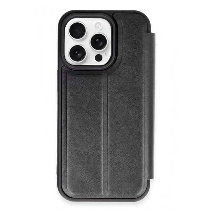 Apple iPhone 14 Pro Max Kılıf Flip Cover - Siyah