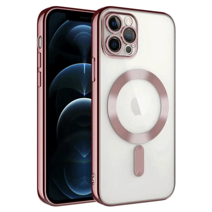 Apple iPhone 14 Pro Max Kılıf Kross Magneticsafe Kapak - Rose