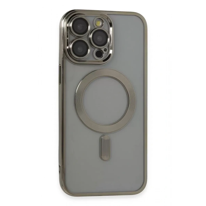 Apple iPhone 14 Pro Max Kılıf Kross Magneticsafe Kapak - Titan Gri