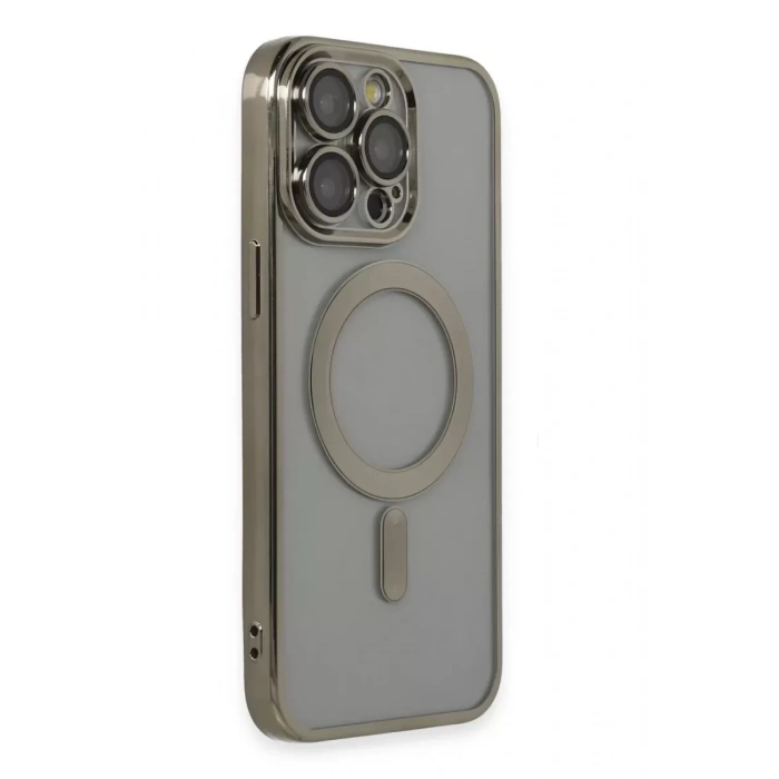 Apple iPhone 14 Pro Max Kılıf Kross Magneticsafe Kapak - Titan Gri