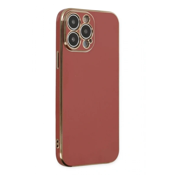 Apple iPhone 14 Pro Max Kılıf Volet Silikon - Kırmızı