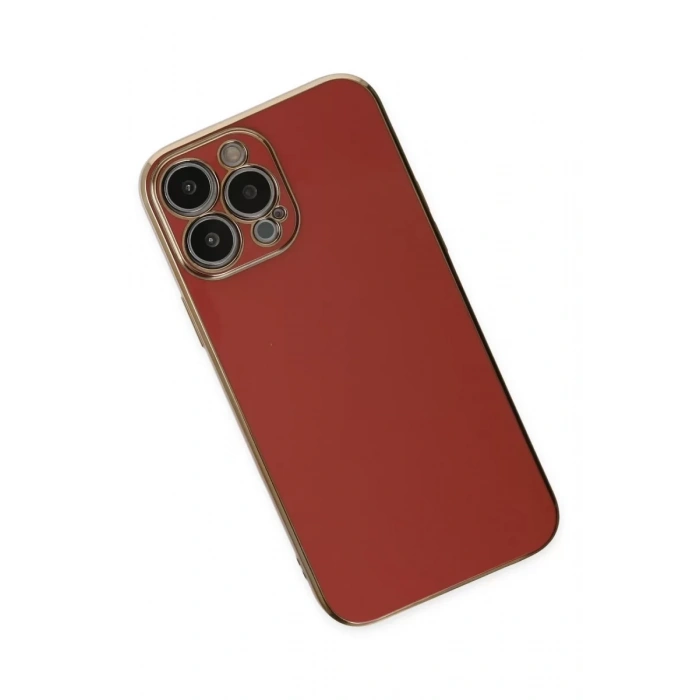 Apple iPhone 14 Pro Max Kılıf Volet Silikon - Kırmızı