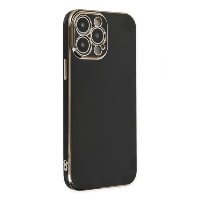 Apple iPhone 14 Pro Max Kılıf Volet Silikon - Siyah