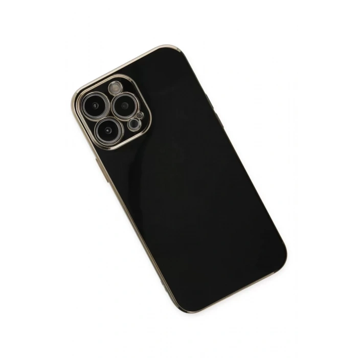 Apple iPhone 14 Pro Max Kılıf Volet Silikon - Siyah