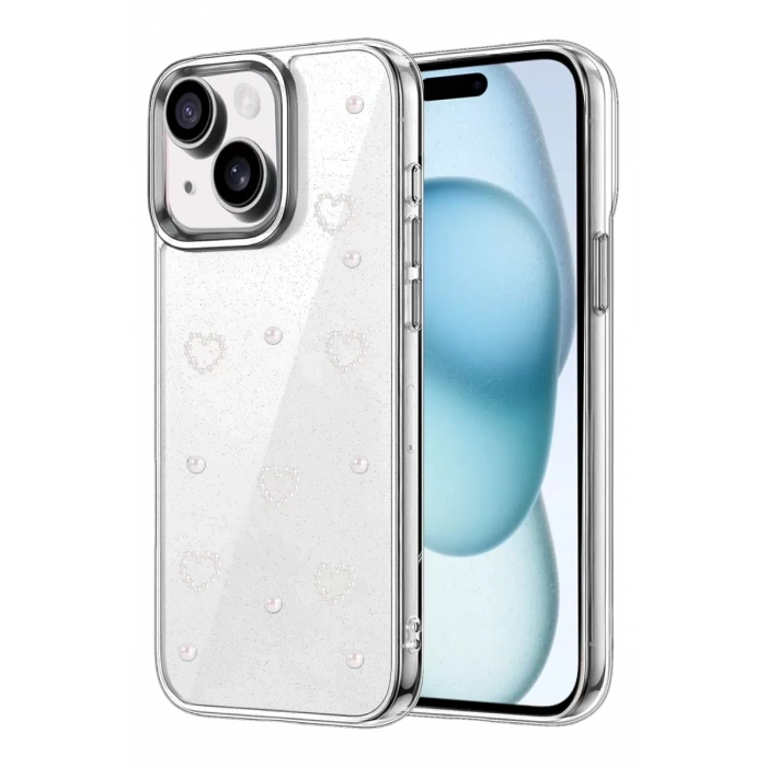 Apple iPhone 15 Fiyonk Desenli Kapak - Desen 10