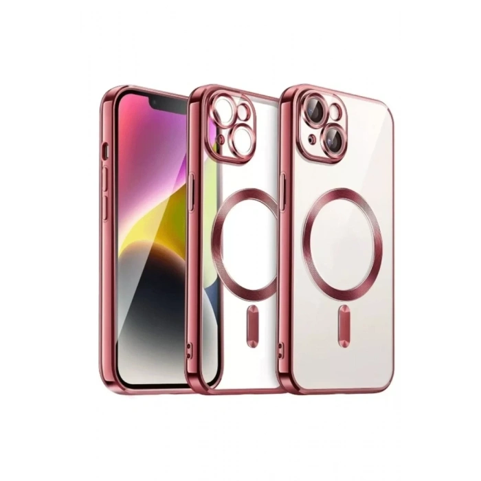 Apple iPhone 15 Kılıf Kross Magneticsafe Kapak - Kırmızı