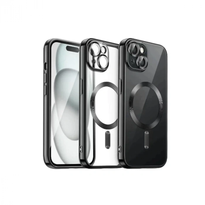 Apple iPhone 15 Kılıf Kross Magneticsafe Kapak - Siyah