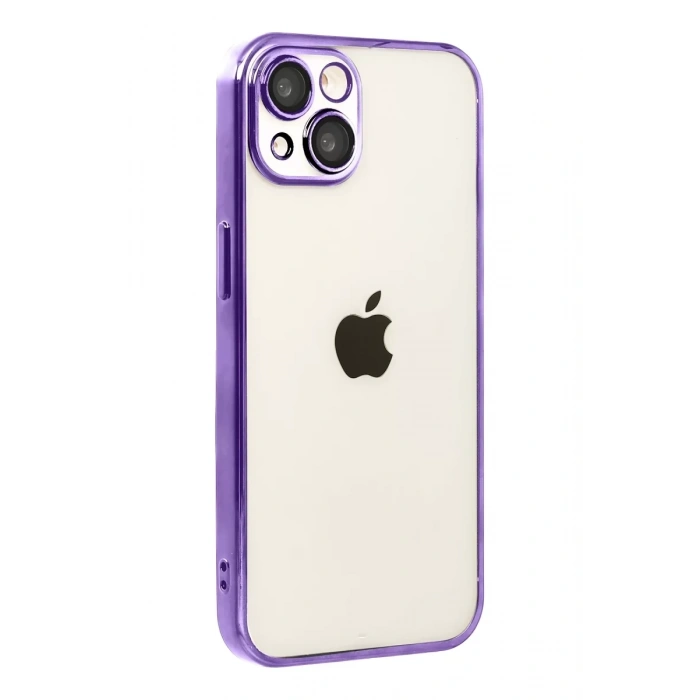 Apple iPhone 15 Lensli Silikon - Mor