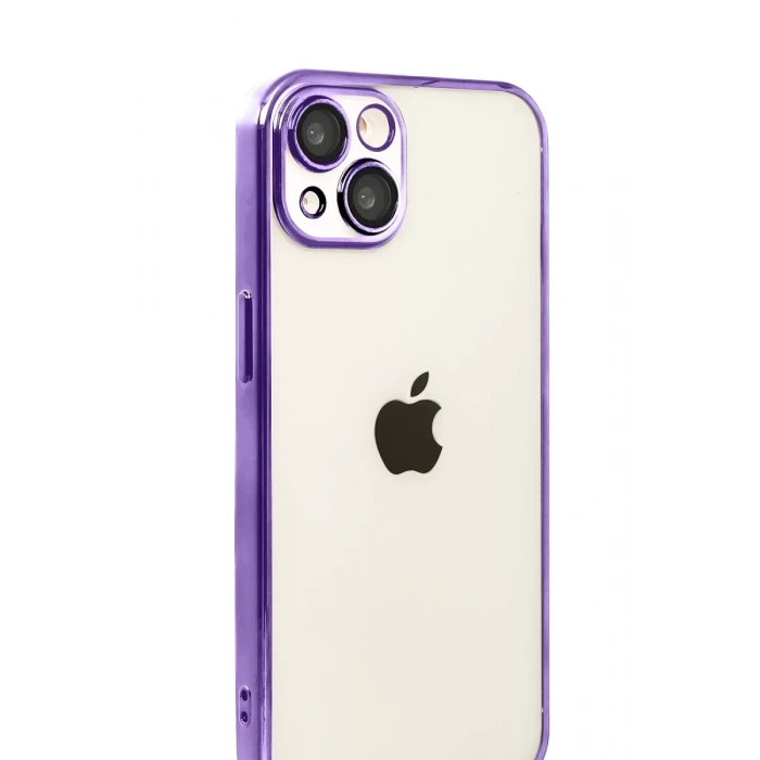 Apple iPhone 15 Lensli Silikon - Mor