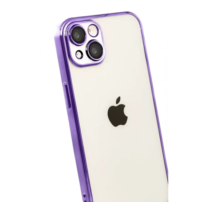 Apple iPhone 15 Lensli Silikon - Mor
