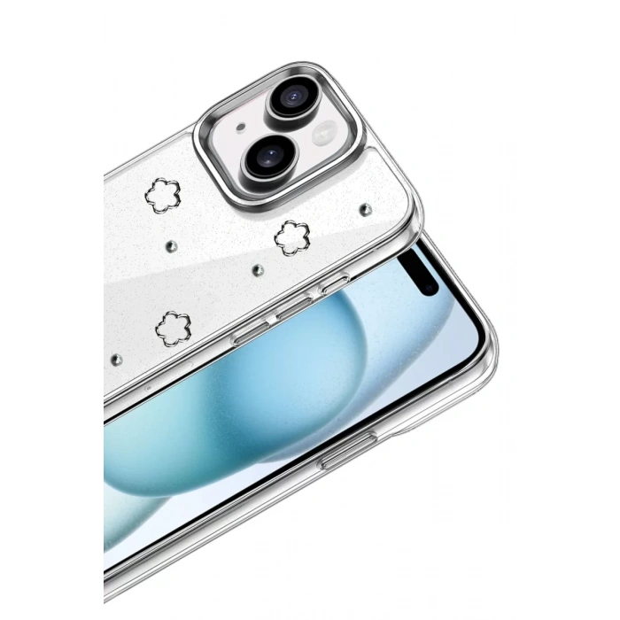 Apple iPhone 15 Plus Fiyonk Desenli Kapak - Desen 2