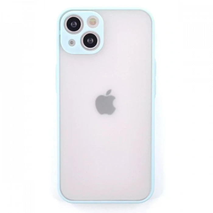 Apple iPhone 15 Plus Kılıf Montreal Silikon Kapak - Turkuaz